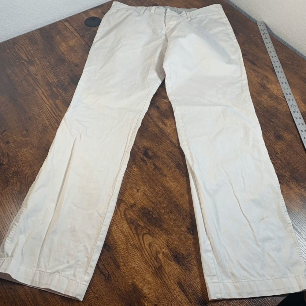 Diesel Black Gold Pants Men's 36 White Textured Tuxedo Stripe Suspender Buttons.